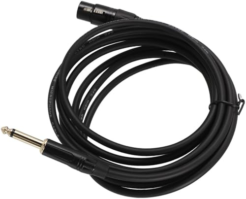 MUELODSIC Câble Adaptateur Audio XLR Femelle à Jack Câble Micro Équilibré pour Microphones Professionnels Connexion Facile et Haute Fidélité