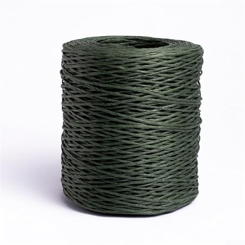Alambre de encuadernación floral, alambre de hierro impermeable de 1,5 mm x 200 m para envolver tallo, flores artificiales, coronas de boda y proyectos de manualidades, negro, blanco, marrón, verde