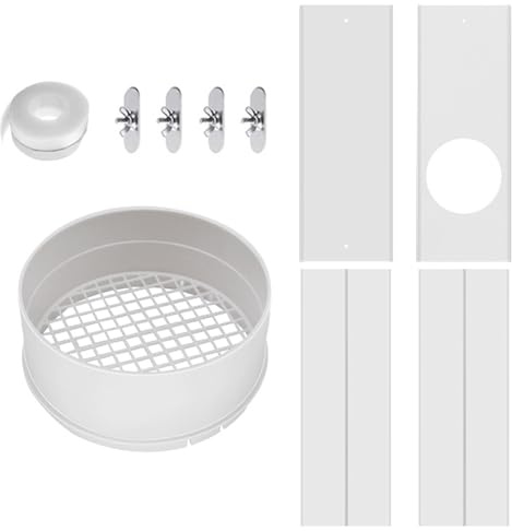 Kit di condotti per finestre,Kit di ventilazione per asciugatrice interna | Tubo di scarico in foglio di alluminio - Parti di ventilazione per asciugatrice, per, connettore per asciugatura