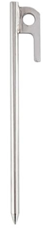 GLEAVI Estacas de Tienda de Acero Inoxidable 30 CM Resistentes y Duraderas Punta Afilada para Camping, Senderismo y Uso al Aire Libre