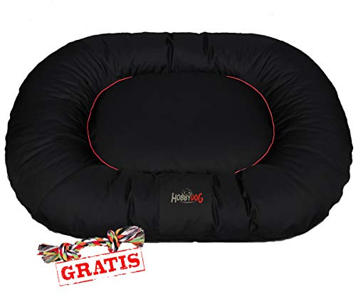 HobbyDog Ponton Comfort POCCCL3 + Spieltau gratis Hundebett Ruheplatz Hundematratze Hundekissen Hundematte Schlafplatz (4 Verschiedene Größen) (XXL (100 x 120 cm))
