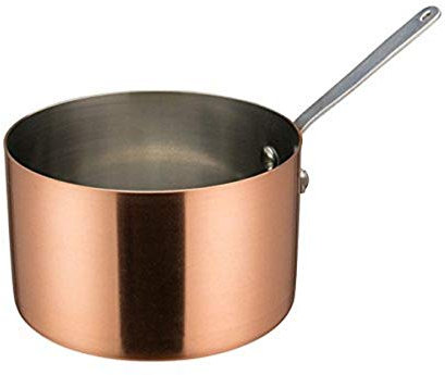 Winco DCWA-206C Mini poêle à sauce en acier inoxydable, cuivre