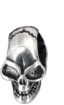 Kiss of Leather Pendentif tête de mort en argent sterling 925 N° 34