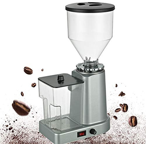 CGOLDENWALL Household Electric Coffee Grinder for Coffee Beans 19 Gears Adjustable Thickness 1L Large Capacity 200w (Silver)