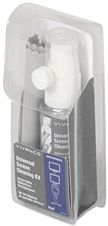 Universelles Bildschirm Reinigungsset, inkl. Mikrofasertuch, 30 ml