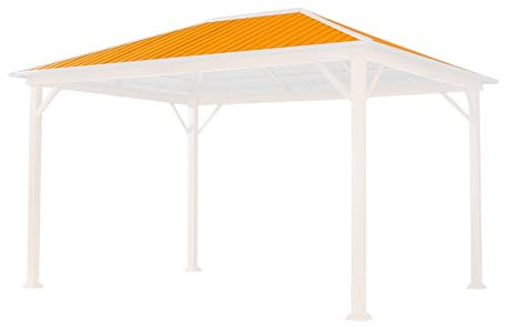 Ersatz-Dachplatten 3x4 m Hardtop Dach Stahldach für Gartenpavillon Forest Superior