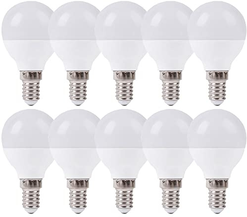 NCC-Licht 10 x LED Leuchtmittel Tropfen 7W E14 matt 630lm Tageslicht 6500K kaltweiß