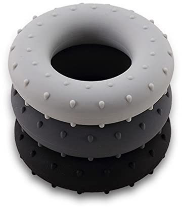 LTLCLZ Manga De Mano De Silicona 30Lb A 50Lb Agarrar El Dilatador del Carpo del Entrenamiento del Antebrazo Anular para El Ejercicio Muscular Gimnasio,Seta