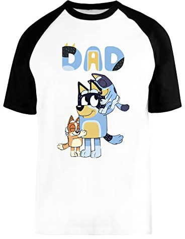 Pappa Spelar Son Och Dotter Vit Baseboll T-shirt Korta ärmar Unisex Herr Kvinnor Baseball Tee