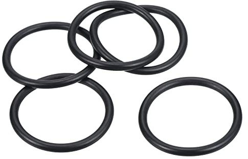 PATIKIL O Joint Torique Nitrile Caoutchouc 60mm OD 50mm ID 5mm Largeur, 20 Pcs Métrique Scellage Joint pour Robinet Plomberie Automobile Réparation, Noire