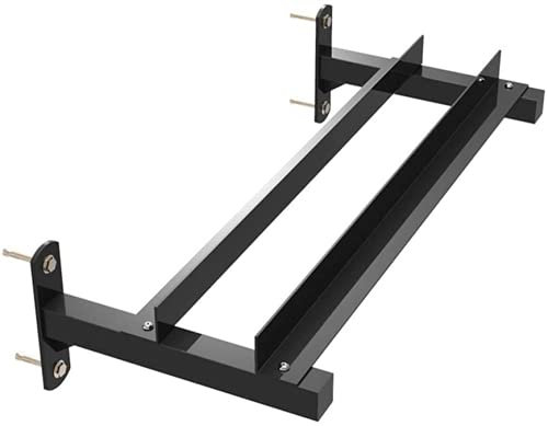 Hantelablage Wandmontierte Hantelablage Fitnessgeräte-Aufbewahrungsregal kann an der Wand aufgehängt werden Ein-Doppelschicht-Display Fitness-Rack-Aufbewahrung platzsparend (ohne Hanteln)-Single layer