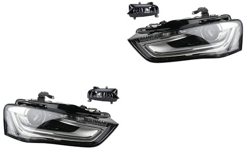Johns, Scheinwerfer Satz passend für Audi A4 8K 02/12- Xenon D3S Li. & Re. + Nebelsche.