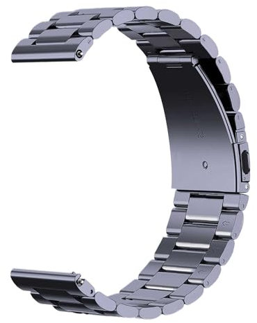 OcioDual Bracelet de Montre Homme Bracelet Métallique Acier Inoxydable Couleur Gris Foncé 22mm Bracelet Montre, Montre homme, Bracelet Homme, Bracelet Montre Connectée Bracelets Universels