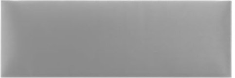 DecoNest Wandkissen, Wandpolsterung, Wanddekoration, Bettkopfteil, 3D-gepolstertes Wandpaneel 90 x 30 cm Hellgrau