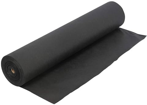SOLUZIONIGIARDINO Toile de paillage pour jardin non tissé anti-mauvaises herbes 250 m², bâche de paillage pour jardin de jardin, hauteur 100 cm, toile agricole drainante