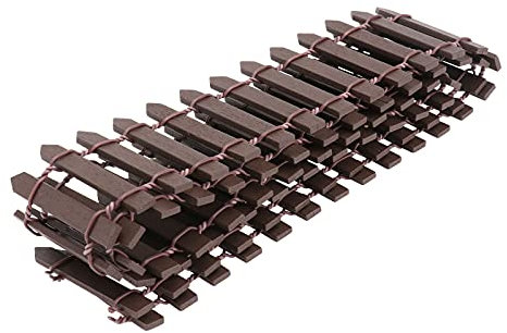Clôture miniature en bois de 100 x 5 cm - Petite clôture décorative pour jardin féérique - Pour décoration de micro paysage, maison de poupée, pot de fleurs, bonsaï
