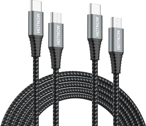 HOTNOW USB C auf Micro USB Kabel 1m 2 Stücke, USB Typ C auf Micro USB Kabel
