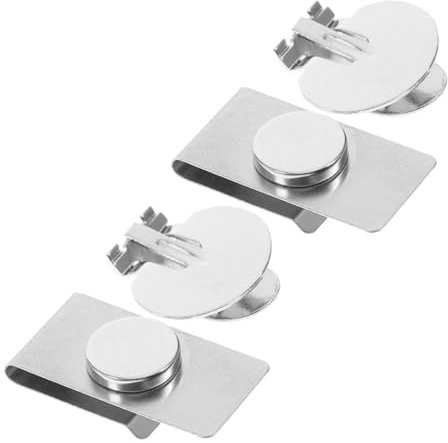 Veemoon 2paare Magnetische Krawattennadel Aus Edelstahl Unsichtbarer Krawattenhalter Mit Schneller Magnetischer Befestigung Krawattenklammer Für Kragen Krawattenverschluss Aus Edelstahl