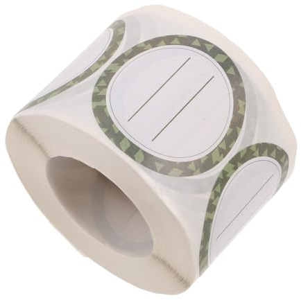 DIYEAH Étiquettes Autocollantes Vides Étiquettes pour Pots Verre Réutilisables et Écrivables Autocollants Adhésifs pour Cuisine Organisation Manger et Bureau