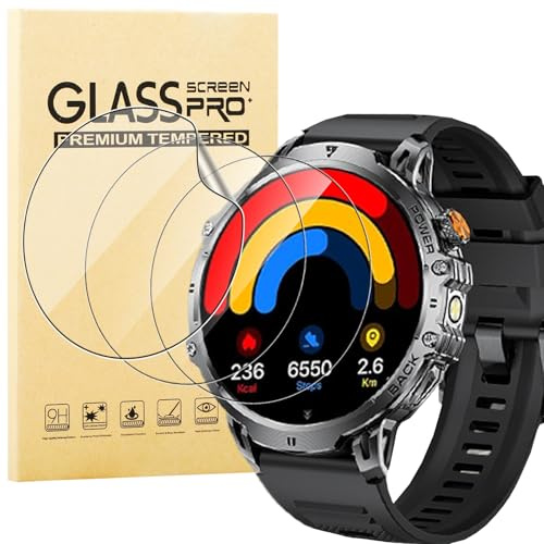 KUSINHOKA 3 Pezzi Pellicola Protettiva per LIGE EF13 1.85 Pollici, HD Trasparente Anti-Graffio Protezione Schermo, Senza Bolle, Soft TPU Pellicola Protettivo per Orologio LIGE Smartwatch EF13