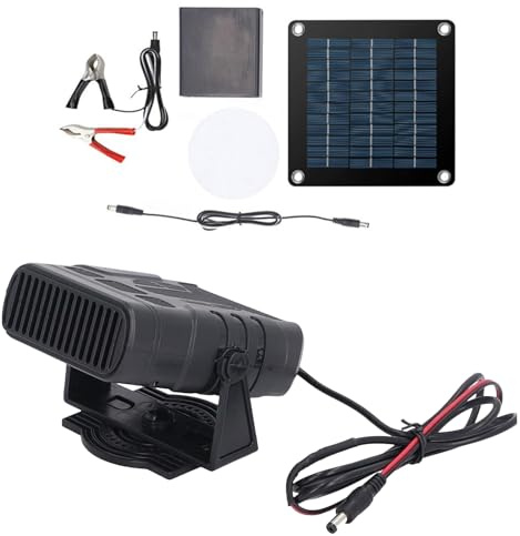 Riscaldamento per pollaio - Pannello solare riscaldato 20 W con protezione contro il surriscaldamento, riscaldamento compatto in ABS per animali domestici, serra, piccoli animali, cuccioli, gattini