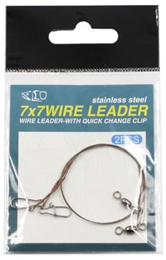 OAEPG Professional Steel Leader Line Corrosions Resistant Abrasion Proof Multiple Lengths Diameters for Fishing Enthusiasts Steel Wire for Fishing
