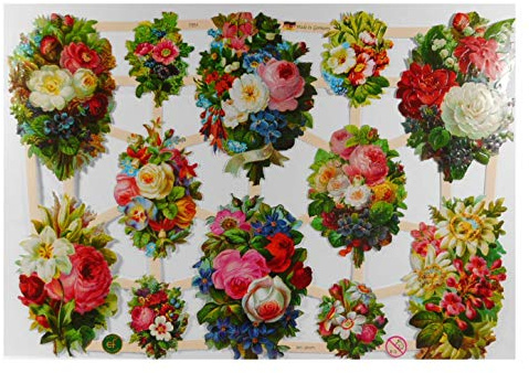 Glanzbilder EF 7351 Blume Blumenstrauss Rose Posiebilder Deko GWI 651