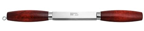 Morakniv Klassisches Zugmesser, Edelstahl-Holzspalt- und Holzschnitzmesser, 11,4 cm, Rot/Ausflug, einfarbig (Getaway Solids)
