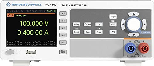 Rohde & Schwarz NGA141 Labornetzgeraet, einstellbar 100V (max.) 2A (max.) 40W programmierbar, fernst