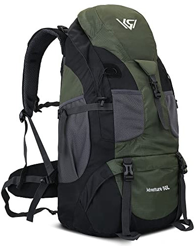 RuRu monkey 50L Hiking Backpack, Lightweight Camping Backpack for Travel Outdoor, Hiking Bag for Men & Women