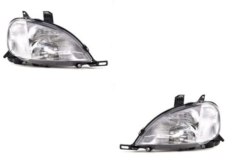 Johns, Scheinwerfer Halogen passend für Mercedes W163 M-Klasse 98-01 H7 H1 H3 Set