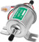 ZiYuya Electric Inline Fuel Pump, 12V Universal Booster Pump Pressure Gas Diesel Inline Low Pressure Metal Pump Module Bolt Fixing Wire Inline for Gasoline Diesel HEP-02A