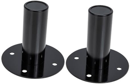 Homoyoyo 2pezzi Base Per Altoparlanti in Ferro Vassoio Per Home Theater e Bar Sportivo Resistente