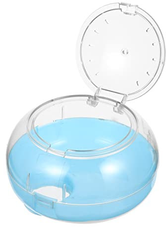 Supvox Hamsterbad Käfig Frettchen Hunde Schüssel Rennmaus Liner Kaninchen Hase Hamsterspielzeug Welpe Ratte Auto Wurf Hamsterhaus Haustier Labyrinth Flasche Plastik Weiß