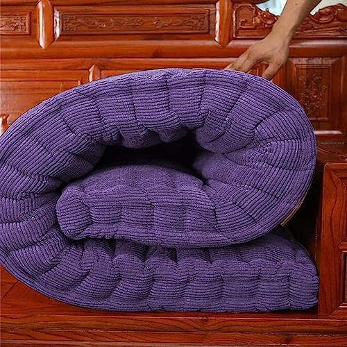 Sitzkissen Extra dicke, 8 cm dicke Bankauflage für 2/3-Sitzer, 100/120 cm lange Sitzauflage für den Innen- und Außenbereich, für Gartenmöbel, ideal für das Esszimmer zu Hause und die Schauke