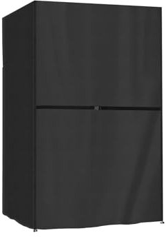 Tejido Oxford 420D Fundas para sauna de exterior, Funda antipolvo para saunas, Fundas de madera para sauna, Funda antipolvo para saunas de infrarrojos doméstica (121x114x187 cm,Negro)