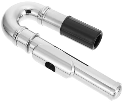 BESPORTBLE Silver Flute Head Replacement Mouthpiece High Durability and Not Easy to Deform with Nickel and Silver Plated Material Suitable for Wind Instruments and Musical Performances