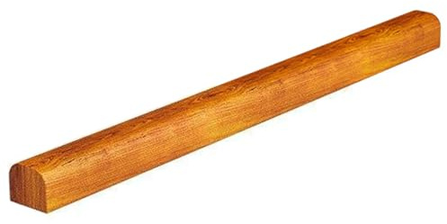 LQSYBHD Hand Rail for Stair Outdoor Handrail Solid Wood Stair Railing Kit, Side Mounted Railing Post Adjustable 270° Angle Bracket for Deck, Stair Decor(Size:Wood 120cm/47.24inch)