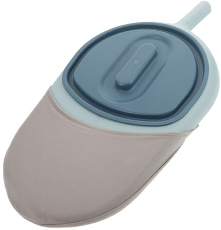 BATHVEVE Pot De Toilette Pour Personne Âgée Avec Poignée Bac à Urine Plastique Avec Couvercle Confortable Et Facile à Nettoyer Pour Patients Alités à Domicile Et Milieu Hospitalier
