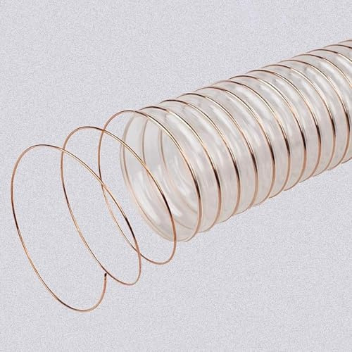 45MM Dust Collection Hose for Woodworking, Dryers & Power Tools | Screw-On Fume Extraction System | High-Performance Vacuum Pipe for Clean Workspaces