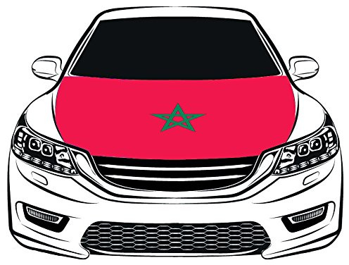 Copertura per cofano auto con bandiera israeliana, 100% poliestere, lavabile, adatta per SUV e pick-up di grandi dimensioni (Israele, 9 x 1,5 m)