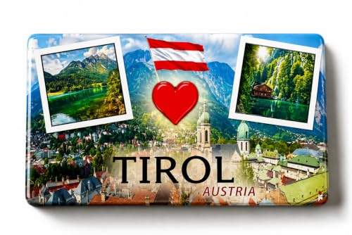 Tirol Magnet - Souvenir aus Österreich mit Alpenmotiv