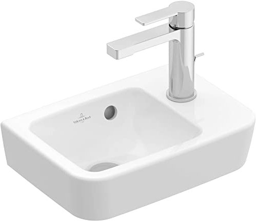 Villeroy & Boch O.Novo Handwaschbecken mit 1 Hahnloch rechts 36x25x9,5cm Weiß
