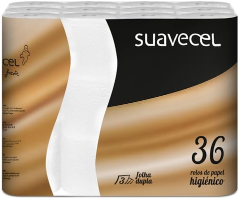 Premium Toilettenpapier 3-lagig Extra Weich und Stark - 36 Premium Rollen - Klopapier Weich und Stark