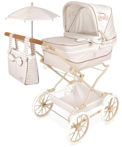 Passeggino per bambole Reborn Verona pieghevole con ombrello DeCuevas 82078