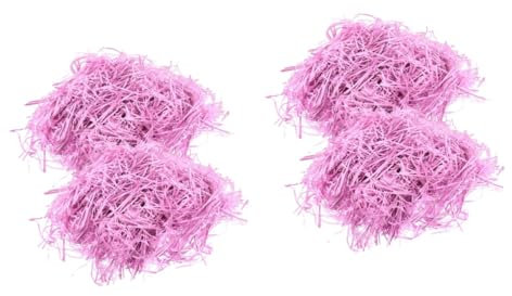 minkissy 4packungen Raffia Dekorpapier Purpurrot Dekorative Füllung Für Hochzeiten Und -projekte Wiederverwendbar Und Stilvoll Für Und Bastelarbeiten
