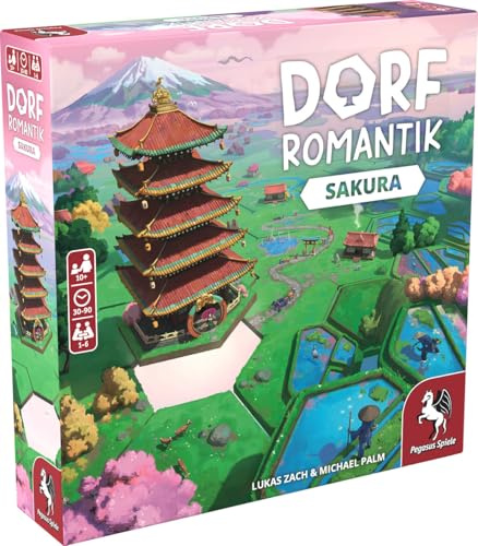 Pegasus Spiele Dorfromantik – Sakura (English Edition), New Pink