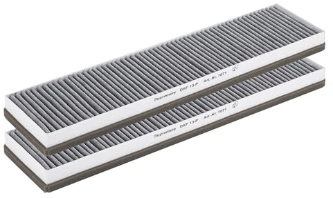 Supremery 2x Filter kompatibel mit Miele Dunstabzugshaube DKF 13-P | Geruchsfilter mit Aktivkohle, Aktivkohlefilter Nachfolgemodell des DKF 13-1 DA3366 / 3466/3496