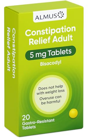 20 Constipation Relief Adult Tablets, 5mg Gastro-Resistant Fast Acting