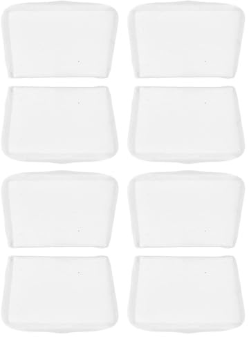 Alipis 8 Pièces Manchons PVC pour Pinces à Verre Embouts Caoutchouc de Remplacement pour Pinces de Bris de Verre Protection pour